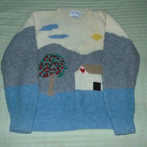 Wool Shetland Sweater Deans of Scotland size L